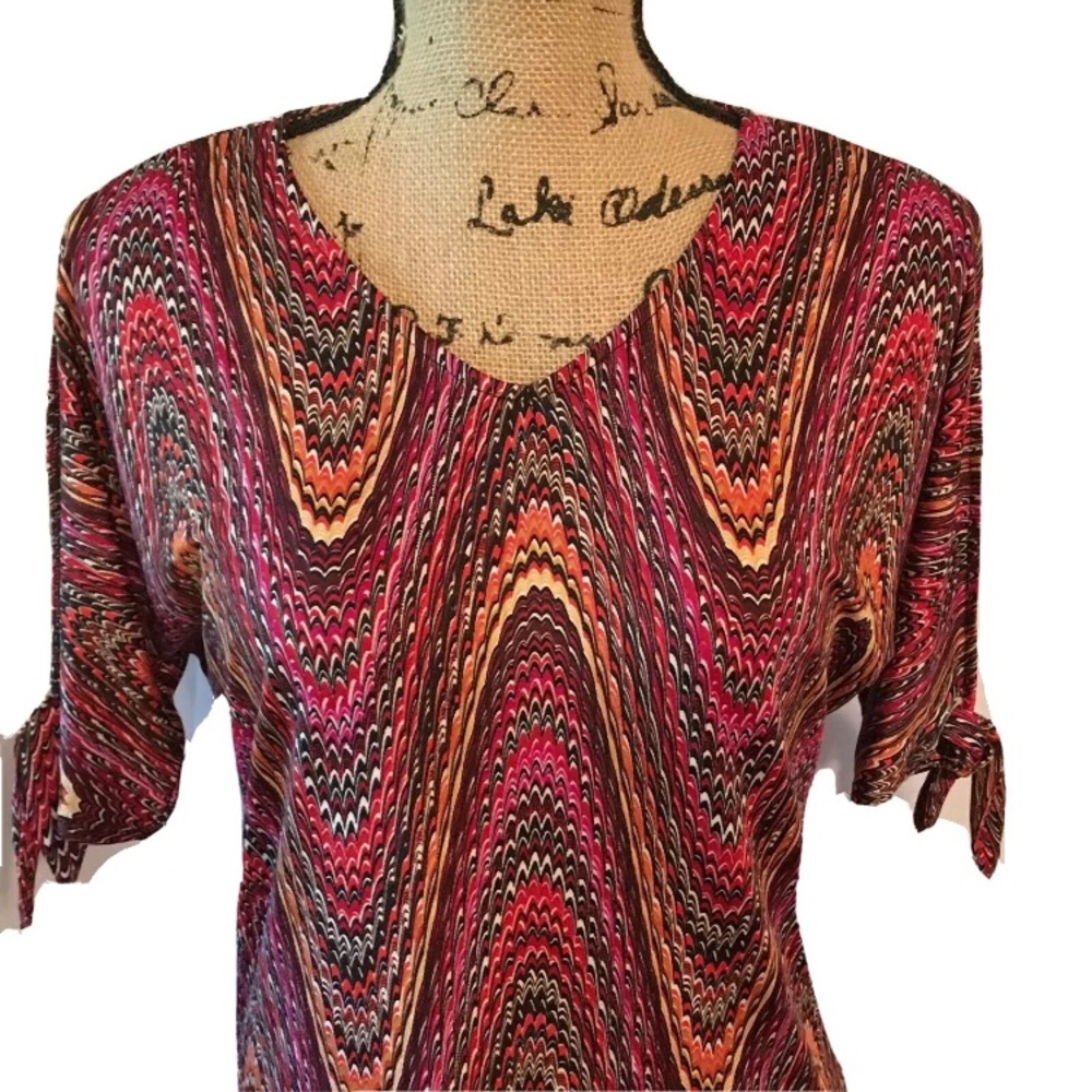 NWT Ellen Weaver Printed Summer Top
